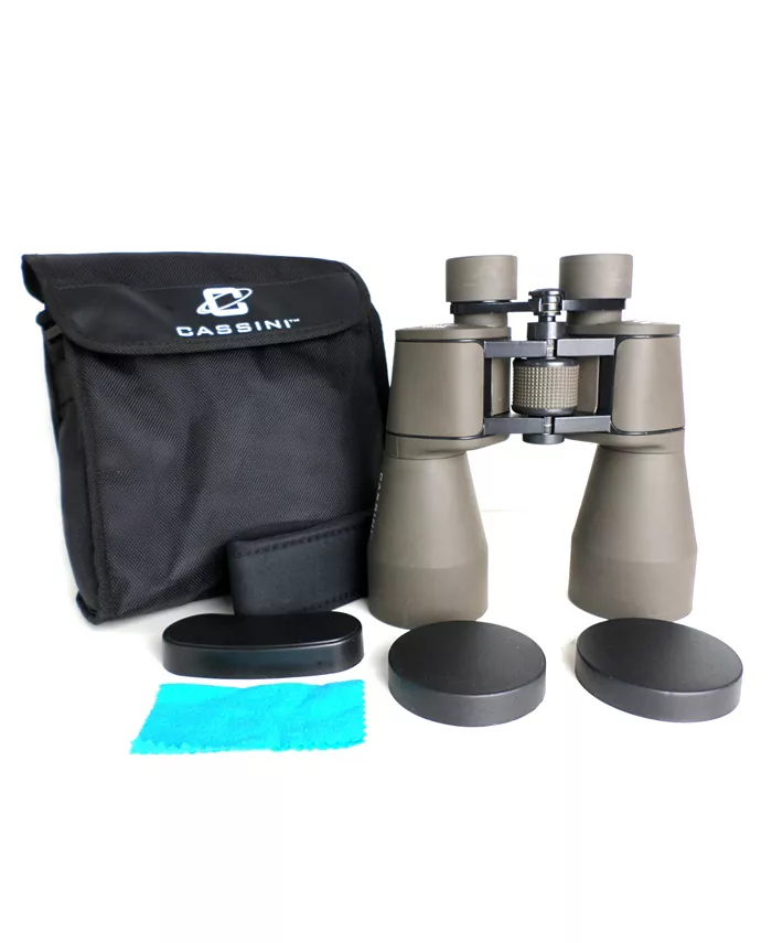 Cassini 20 X 60mm Binocular with Tripod Socket， Fold Down Eye Guards and Case - Mycitystee
