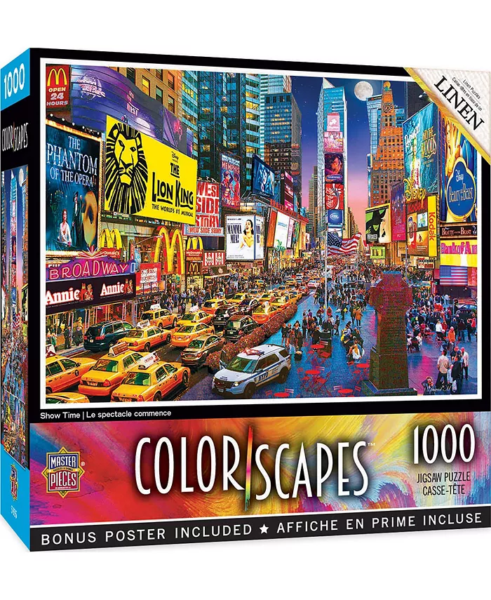 MasterPieces Puzzles Colorscapes - Show Time 1000 Piece Adult Jigsaw Puzzle - Mycitystee