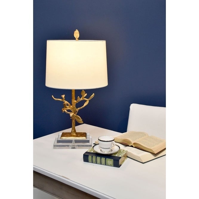 Table or Accent Lamp Distressed Gold By Lucas McKearn - Mycitystee