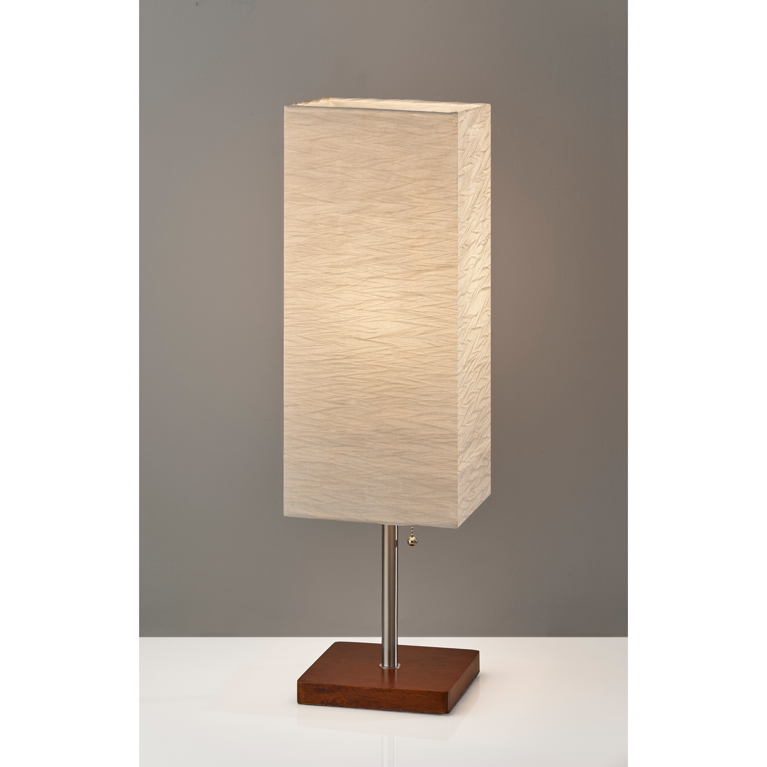 Adesso Brushed Steel Dune Table Lamp - Mycitystee