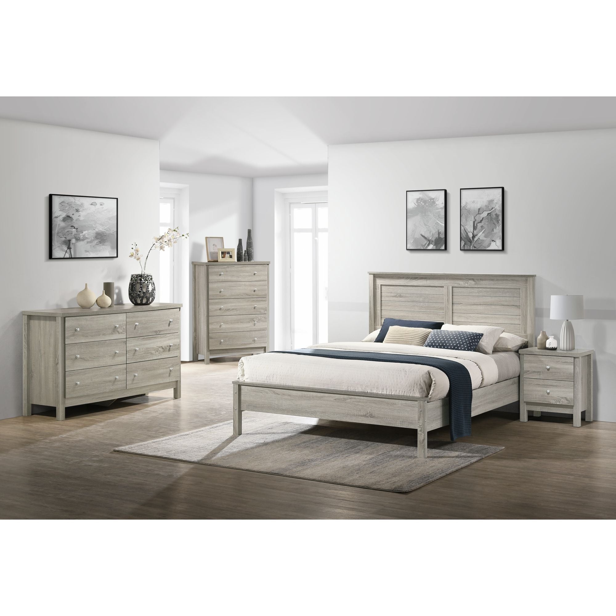 The Picket House Furnishings Cian 6-Drawer Dresser in Grey - - 33751753 - Mycitystee
