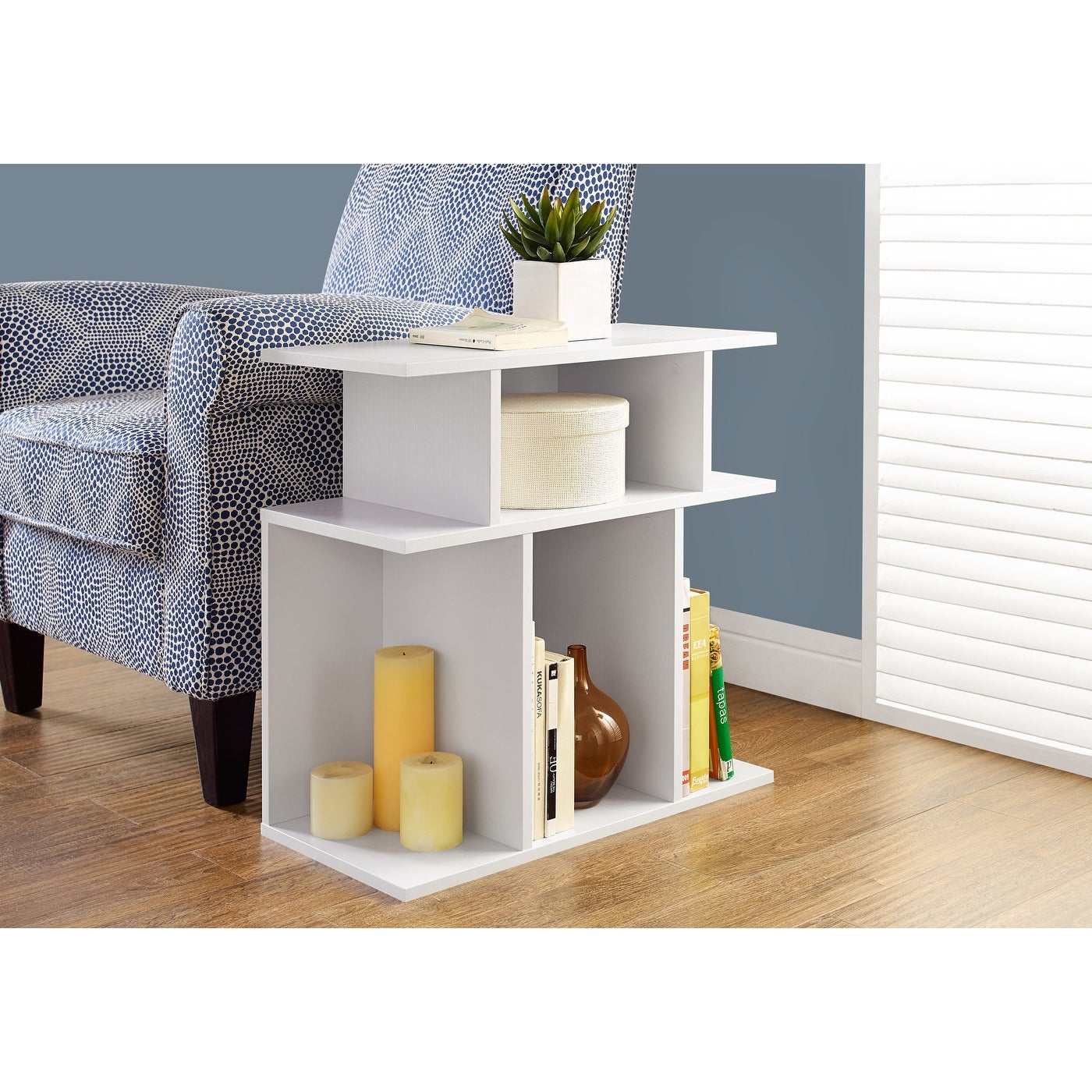 White 24nch Accent Table - Mycitystee