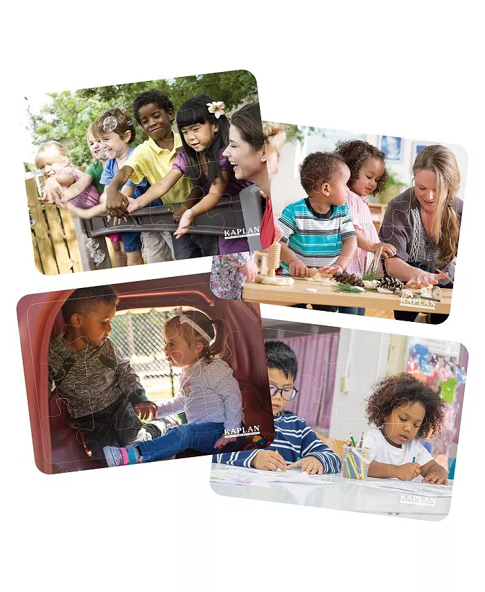 Kaplan Early Learning Friends Like Me Diversity Puzzle Set  - Set of 4 - Mycitystee