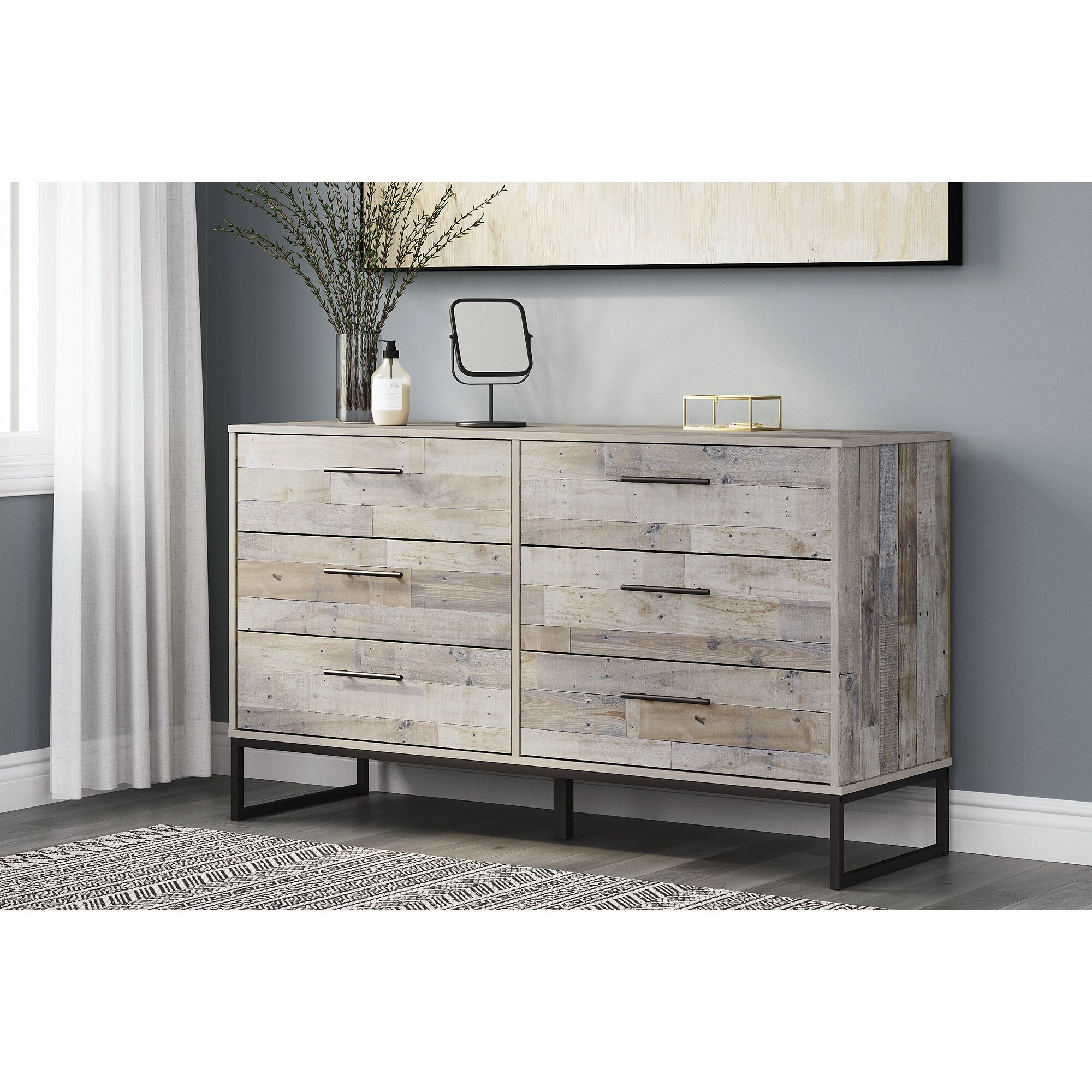 Ashley Furniture Neilsville Whitewash Chest of Drawers - - 36339191 - Mycitystee