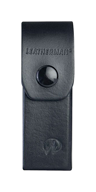 Leatherman 1 pocket Leather Belt Sheath 8 in. L X 4-1/2 in. H Black - Mycitystee