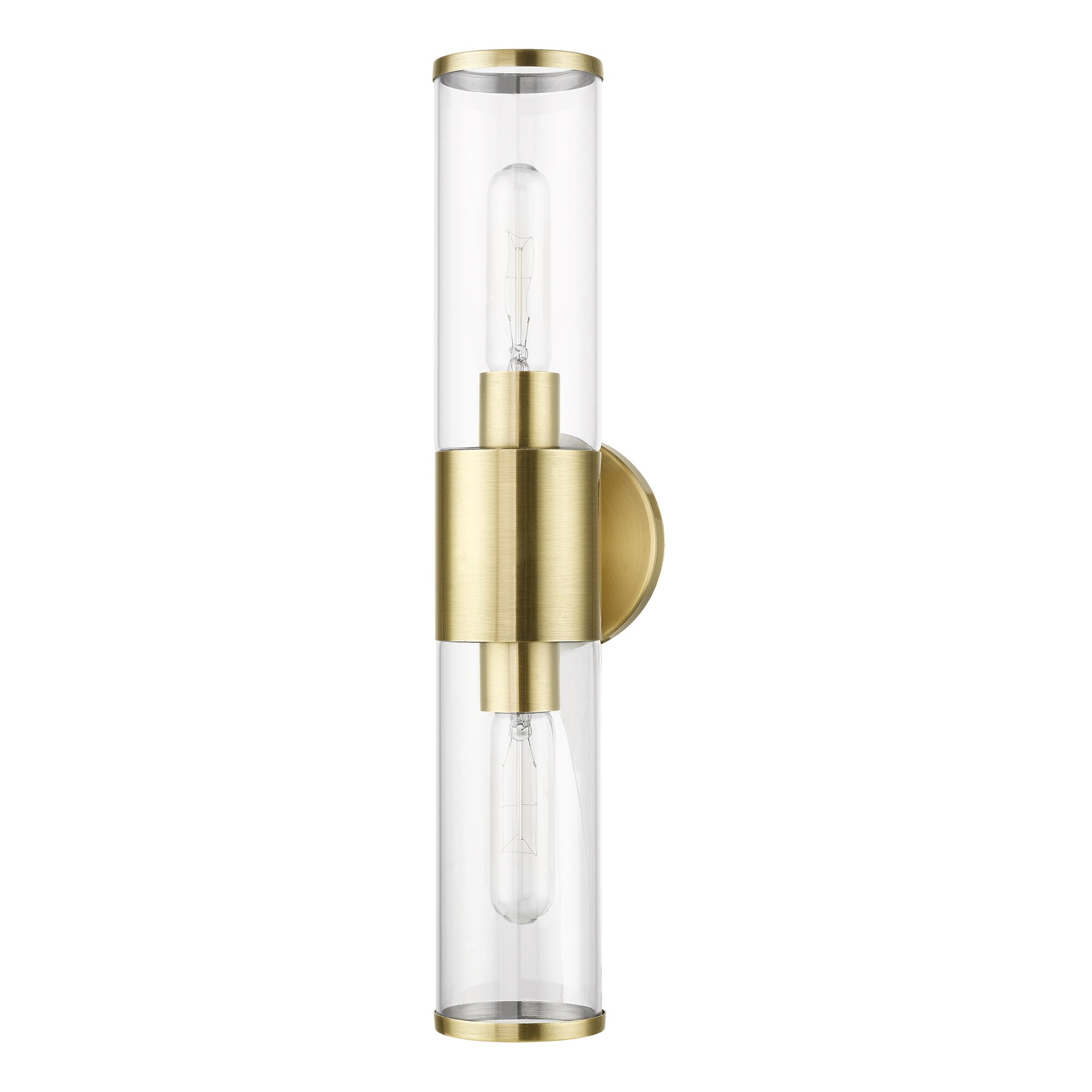 Antique Brass ADA 2-Light Vanity Sconce - Mycitystee