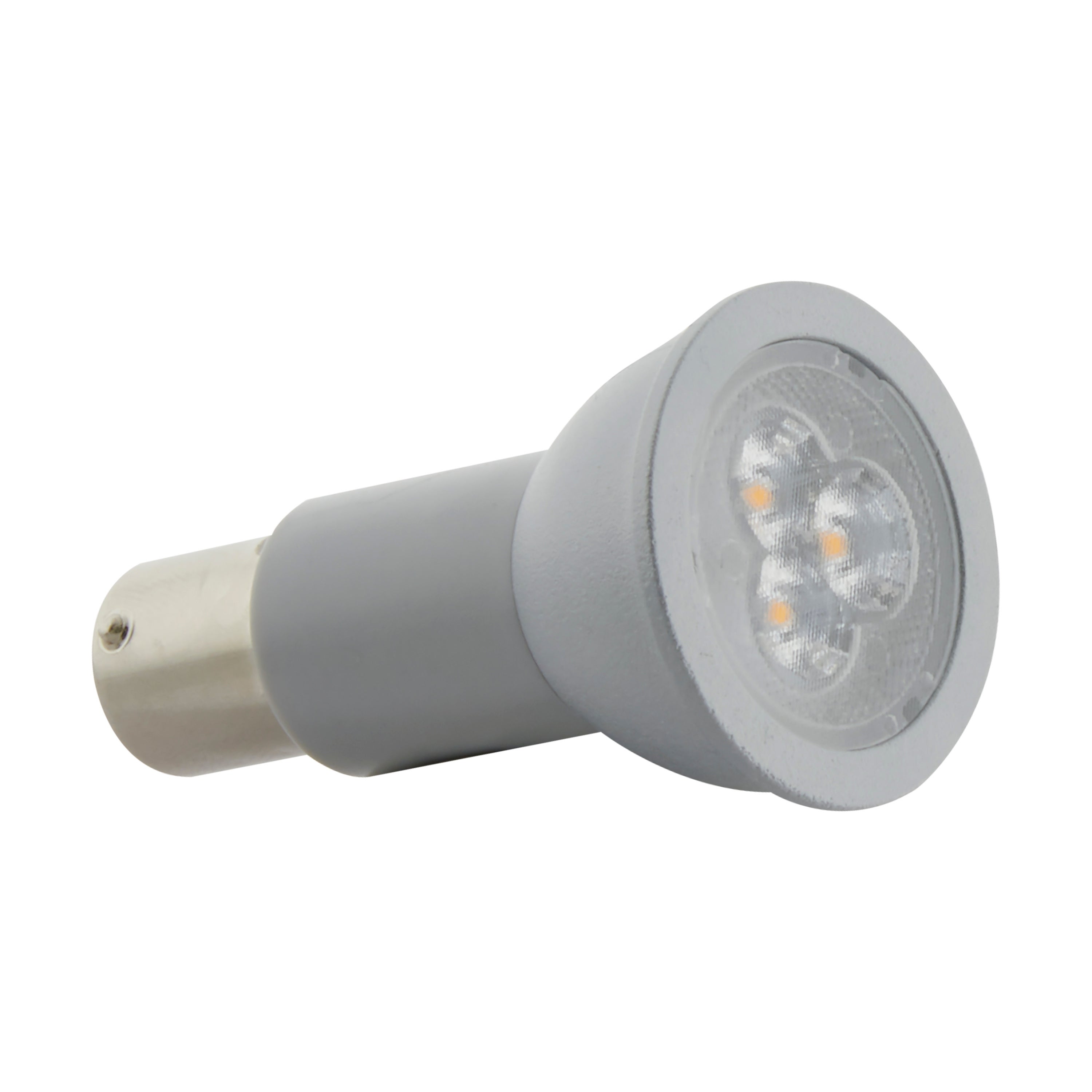 3 Watt R12 LED 3000K Bayonet Single Contact Base 12 Volt - Clear - Mycitystee