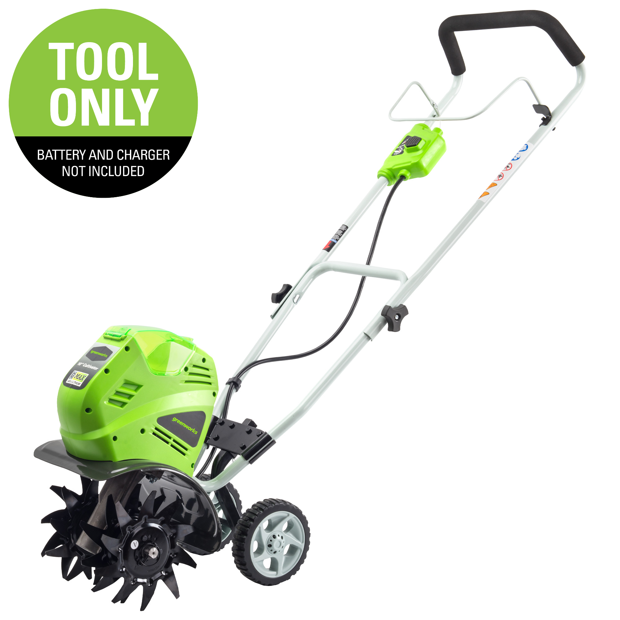 40V 10-Inch Cordless Cultivator/Tiller | Greenworks Tools - Mycitystee