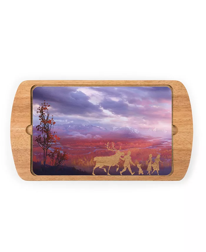 Picnic Time Toscanaandreg by Disney's Frozen 2 Billboard Glass Top Serving Tray - Mycitystee