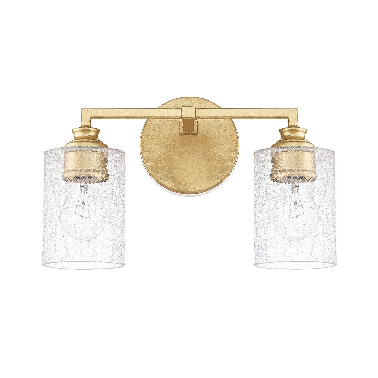 Milan 2-light Capital Gold Bath/Vanity Fixture - Mycitystee