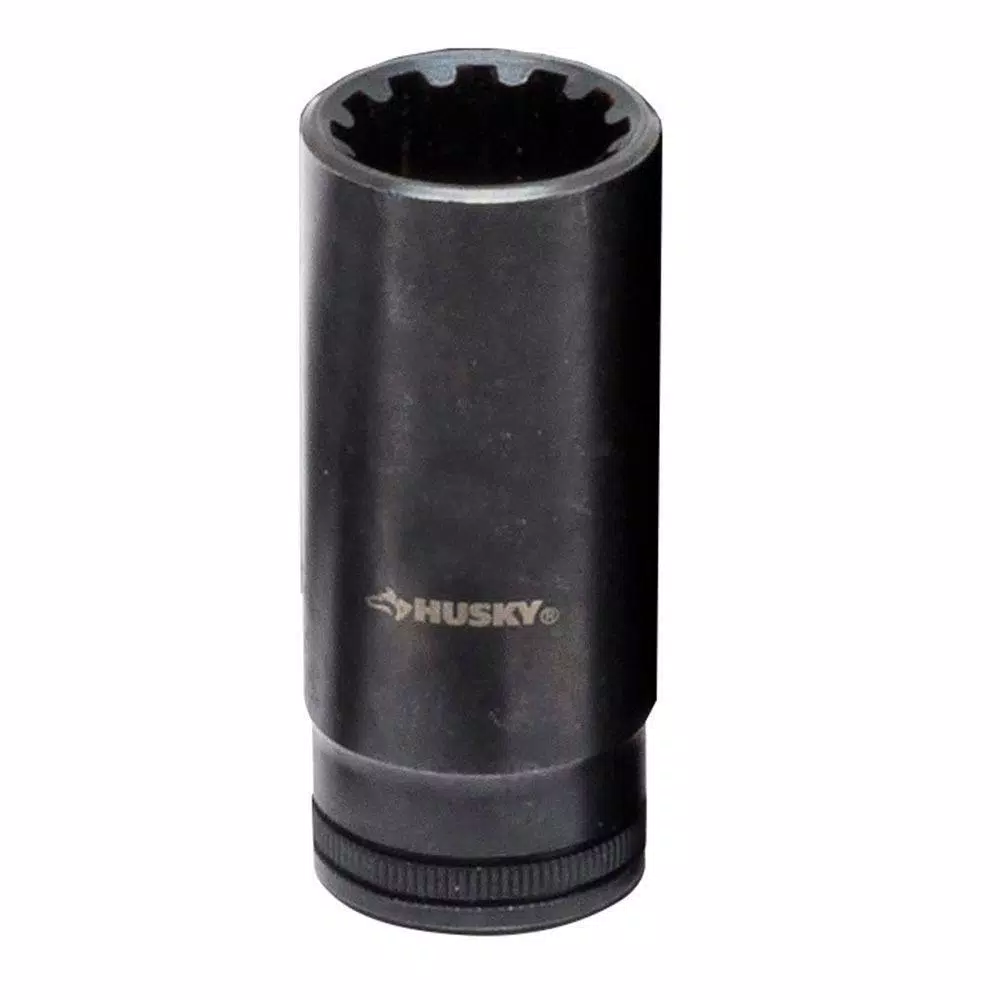 Husky 3/8 in. Drive 16 mm Knurl Grip Deep Universal Socket and#8211; XDC Depot - Mycitystee