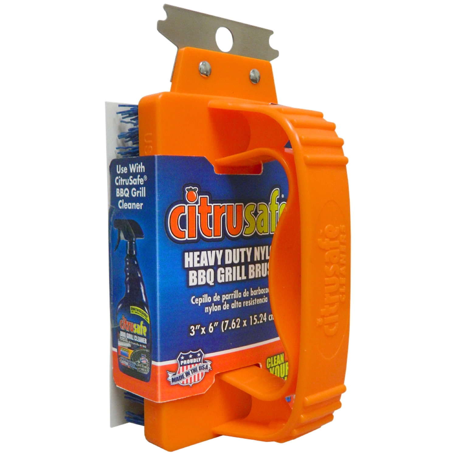 Bryson CitruSafe Grill Brush 6 in. L X 3 in. W 1 pk - Mycitystee