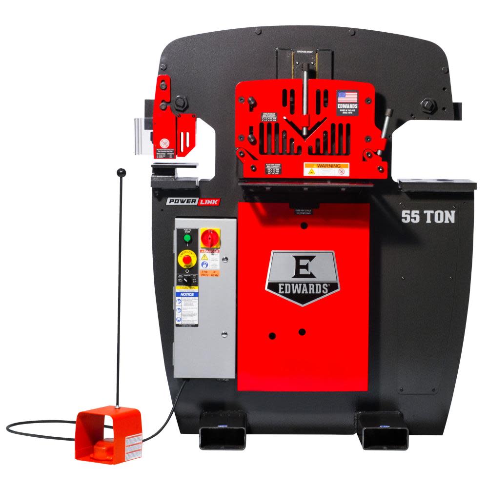 55 Ton Ironworker 3 Phase, 460v with PowerLink System - Mycitystee
