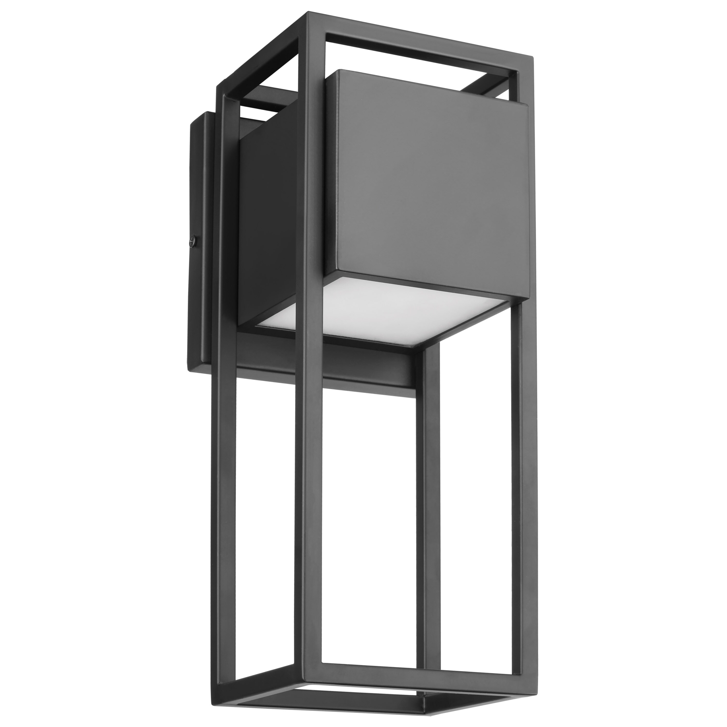 Supreme 18W LED Medium Wall Lantern Matte Black Finish Shopping - The Best Deals on Outdoor Wall Lanterns | 39389163 - Mycitystee