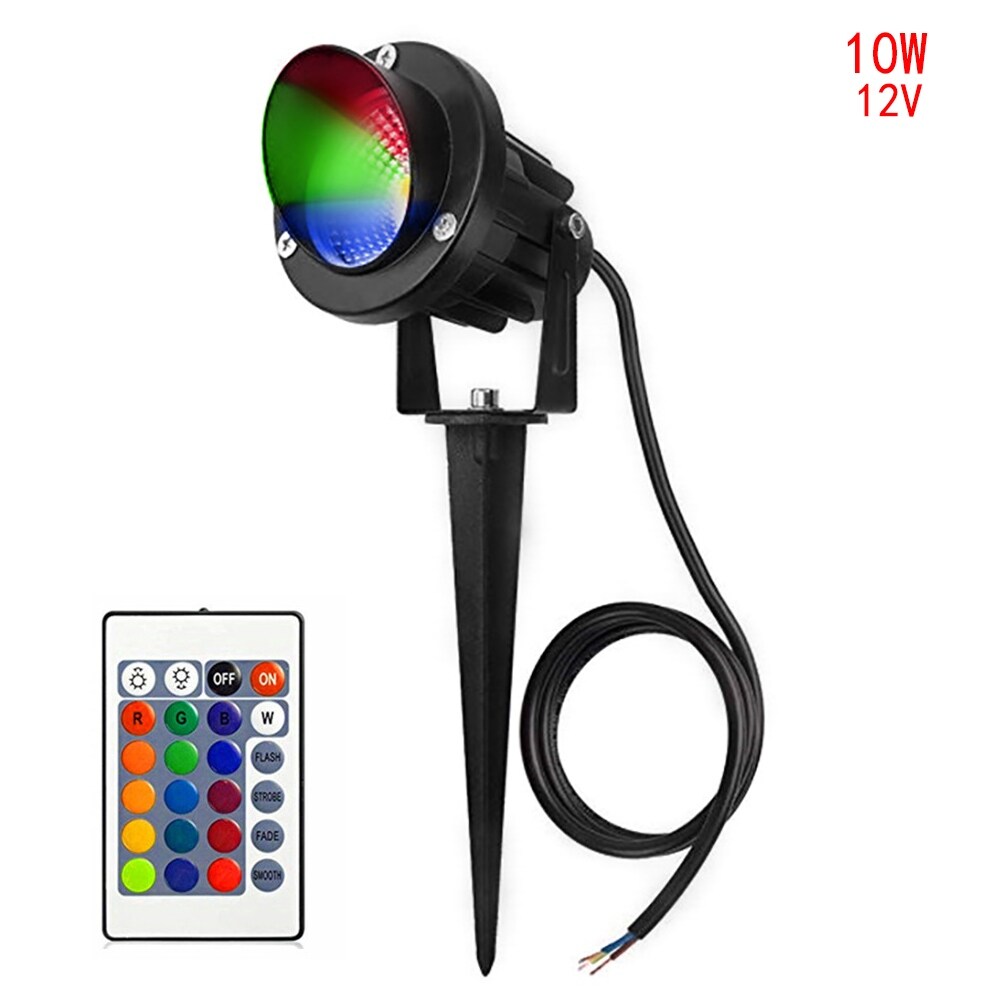 10W Landscape Lamp Waterproof Garden Walkway Lawn Spike Spot Light - Mycitystee