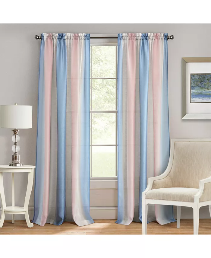 Achim Spectrum Rod Pocket Window Curtain Panel， 50x84 - Mycitystee