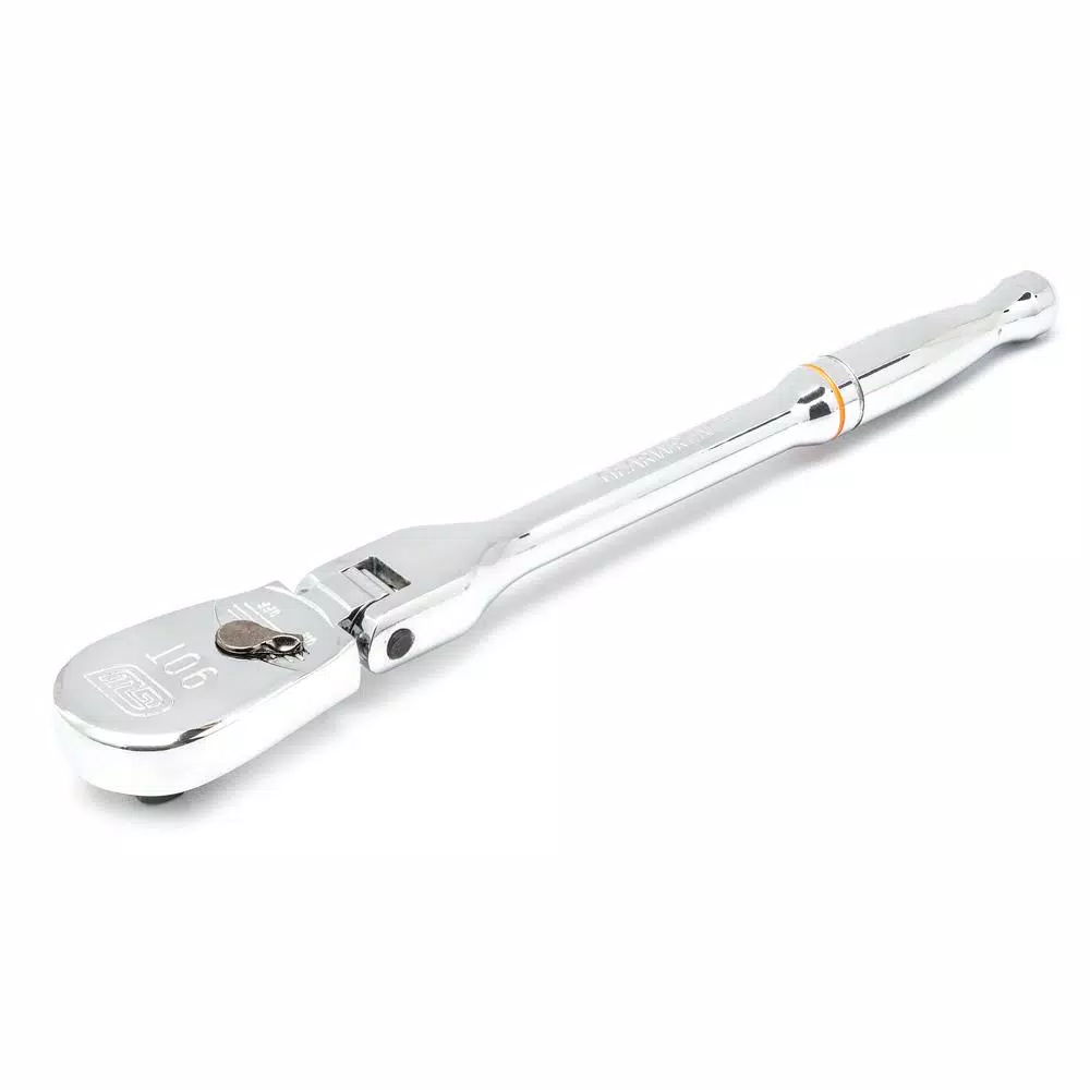 GEARWRENCH 1/4 in. Drive  x 7 in. 90-Tooth Flex Head Teardrop Ratchet and#8211; XDC Depot - Mycitystee