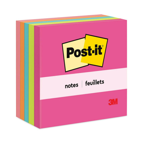Post-it Original Pads in Cape Town Colors， 3 x 3， 100-Sheet， 5/Pack (6545PK) - Mycitystee