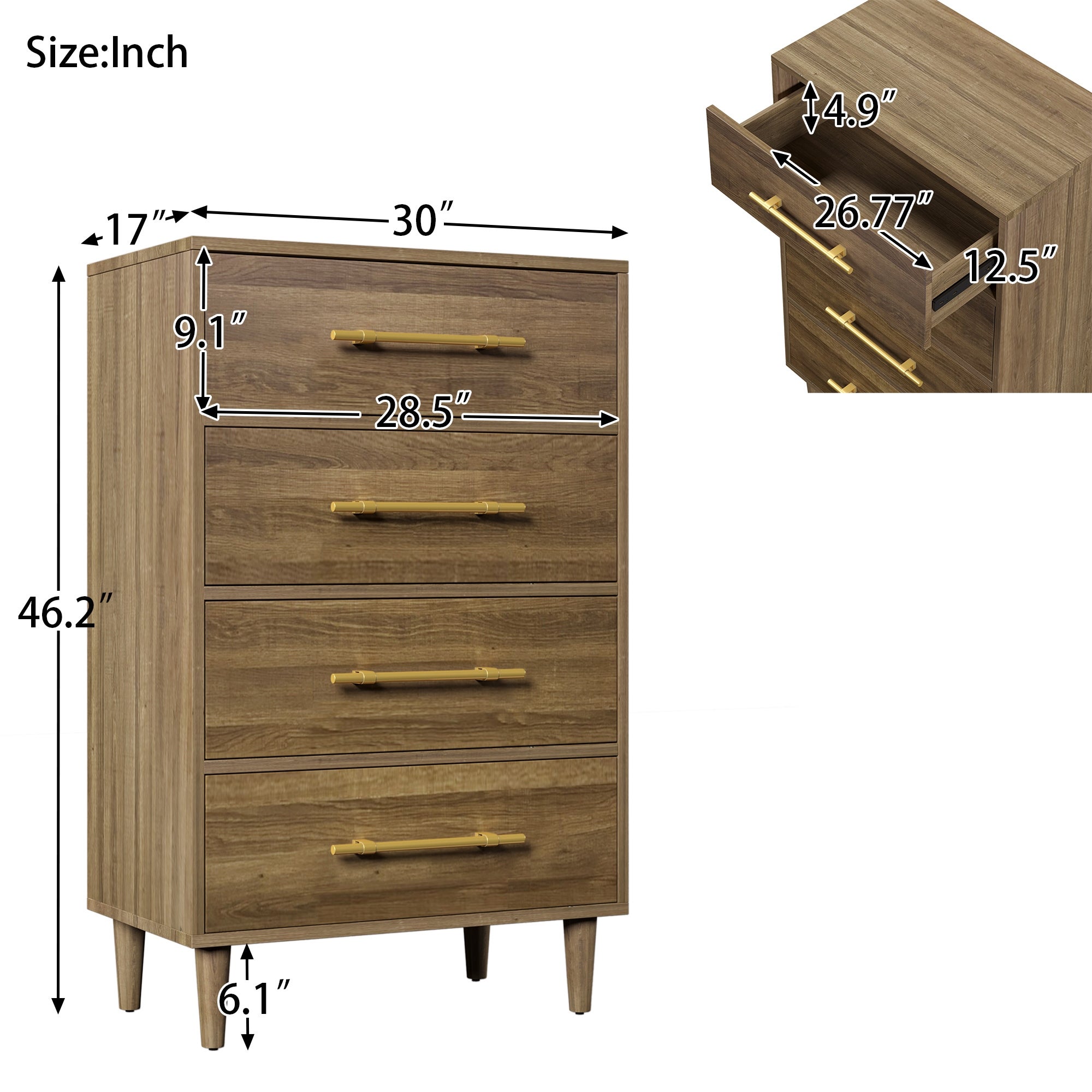 Mid-Century Modern Chest - - 37218275 - Mycitystee