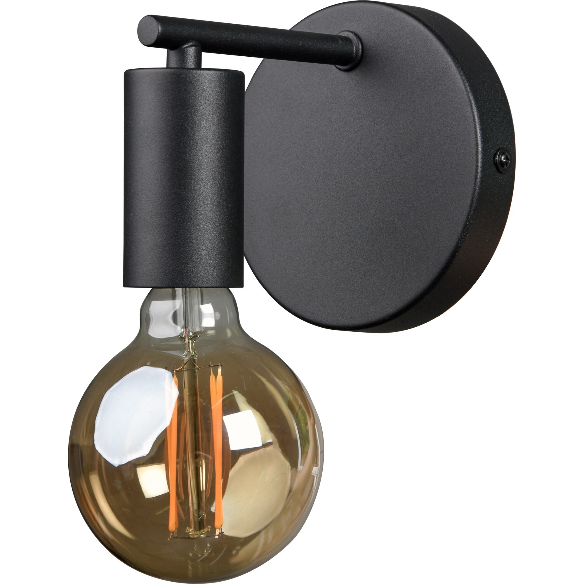 Strick and Bolton Katayama Black Powder-coated Steel Wall Sconce - Mycitystee