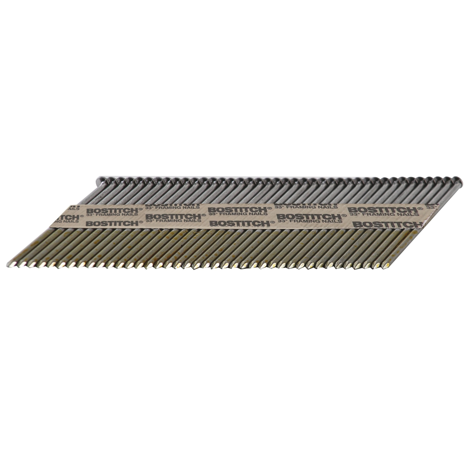 Bostitch 2-3/8 in. 10 Ga. Straight Strip Galvanized Nails 34 deg 2，000 pk - Mycitystee