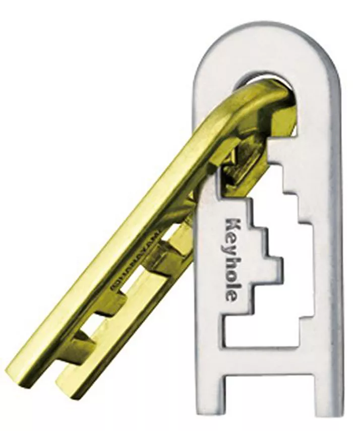 BePuzzled Hanayama Level 4 Cast Puzzle - Keyhole - Mycitystee