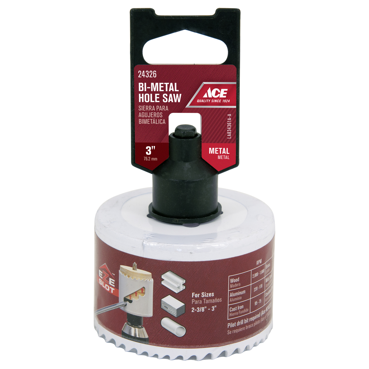 Ace 3 in. Bi-Metal Variable Pitch Hole Saw - Mycitystee
