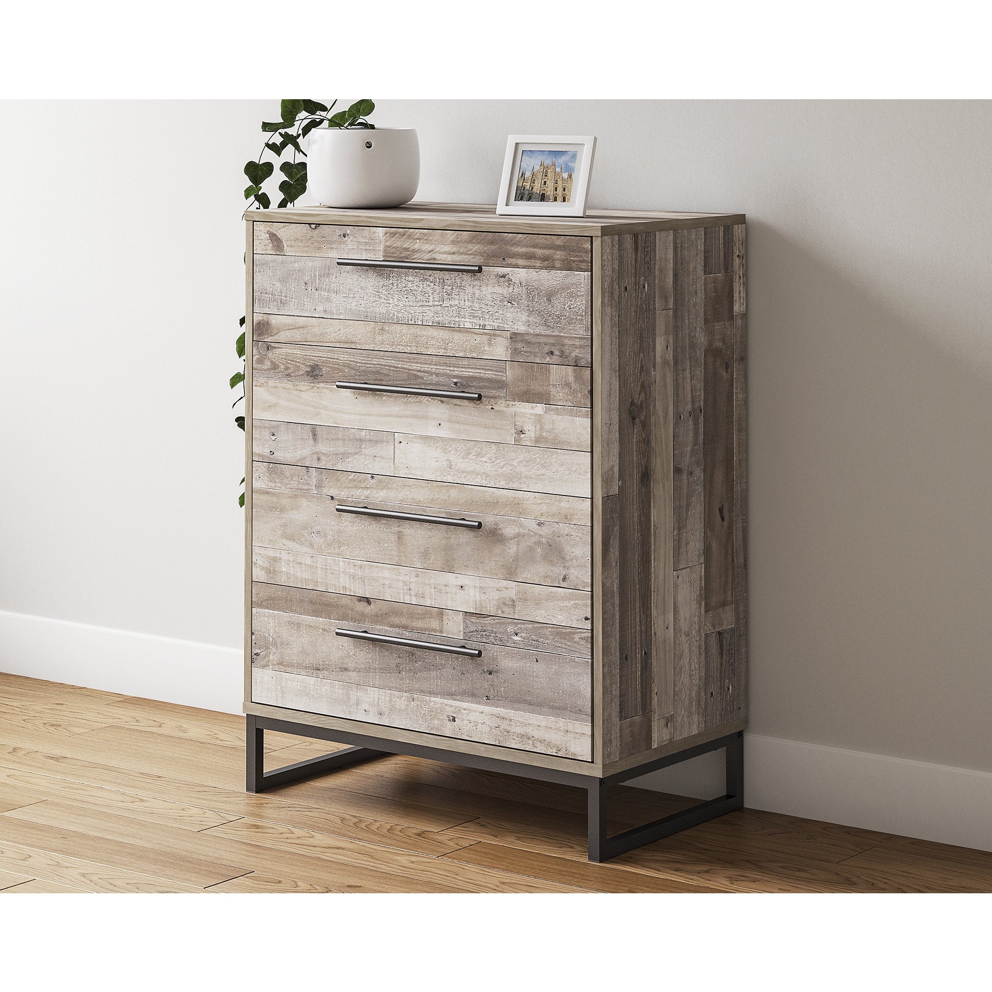 Signature Design by Ashley Neilsville Weathered Woodgrain Dresser - - 32607596 - Mycitystee
