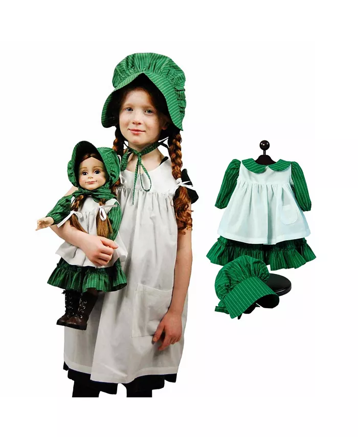 The Queen's Treasures Little House on the Prairie Child and Doll Dress Up Set - Mycitystee