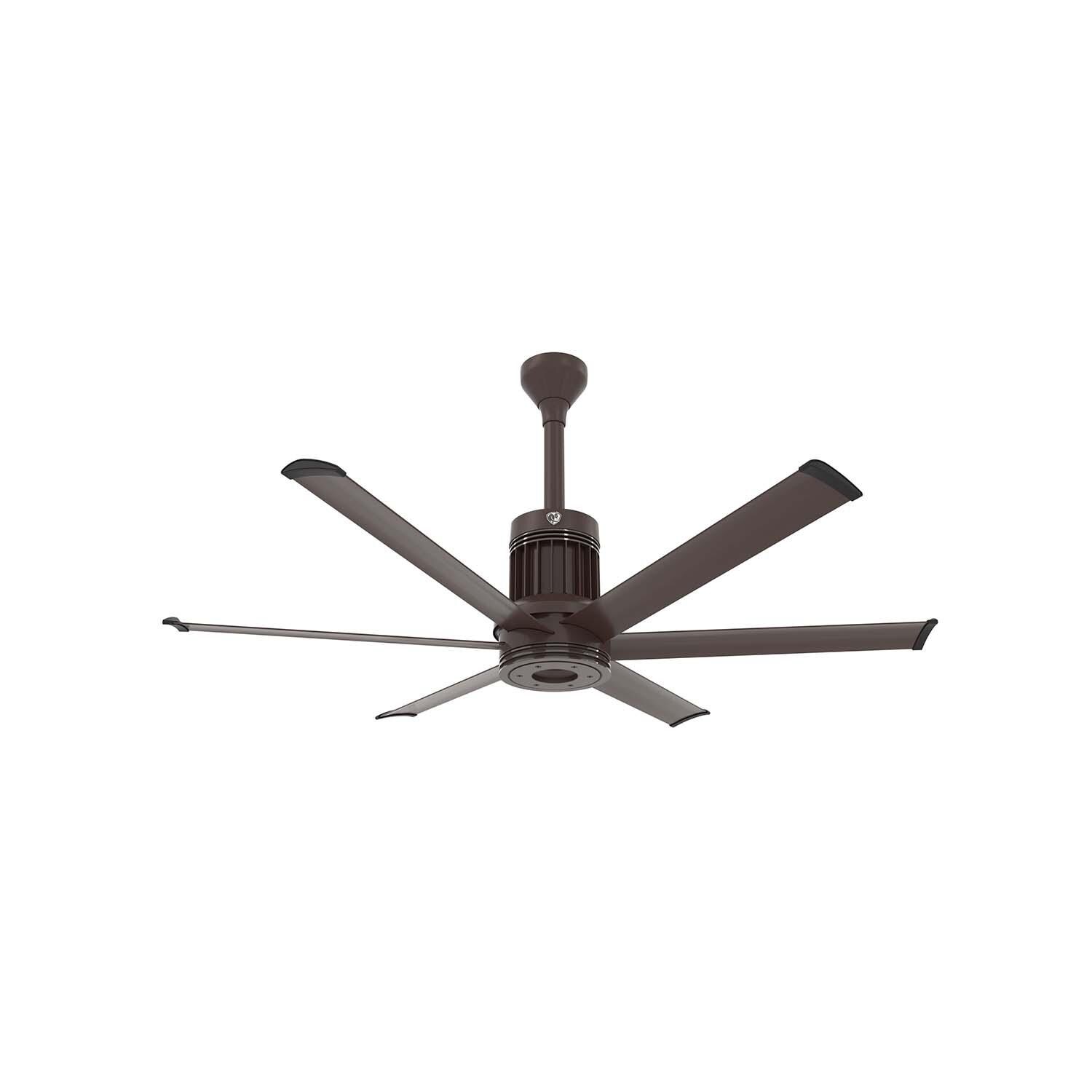 60-Inch i6 Ceiling Fan Universal Mount W/12-Inch Ext Tube Oil Rubbed Bronze by Big Ass Fans - Mycitystee