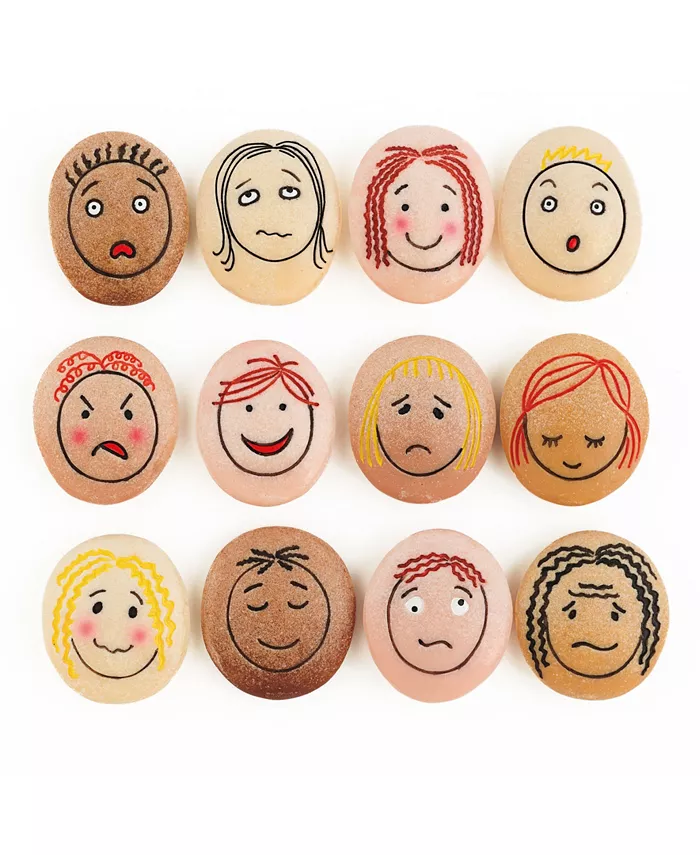 Yellow Door Emotion Stones， Set of 12 - Mycitystee