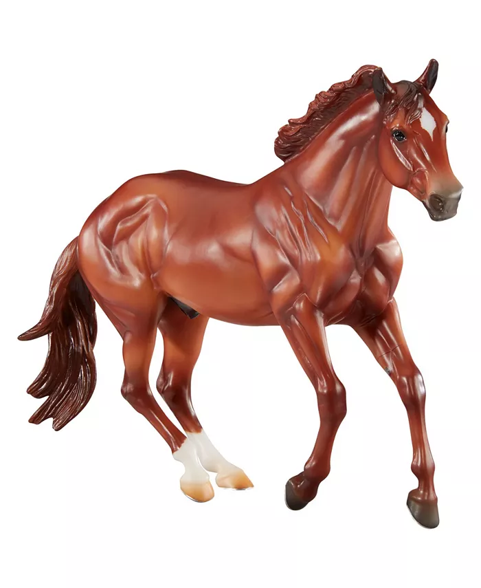 BREYER Horses Traditional Series Checkers Mountain Trail Champion Horse Toy Model - Mycitystee