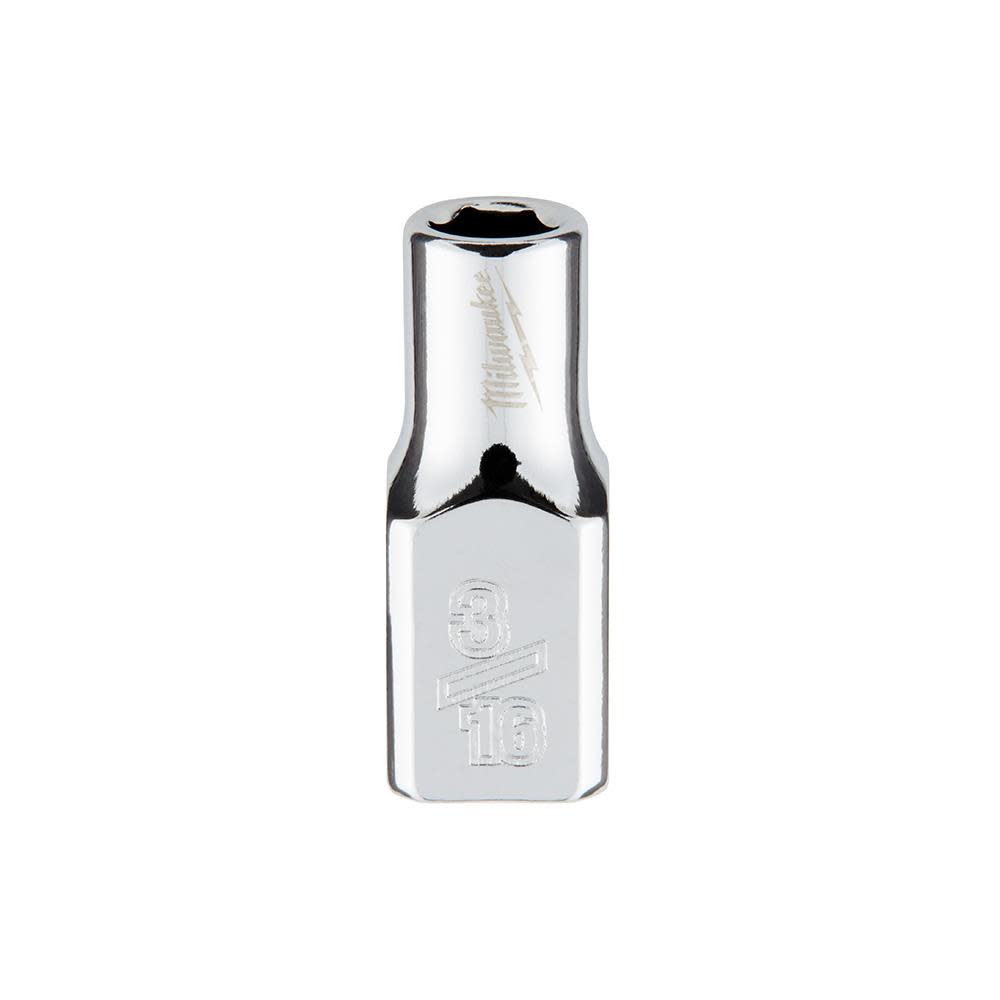 Milwaukee 1/4 in. Drive 3/16 in. SAE 6-Point Socket 45-34-9001 from Milwaukee - Mycitystee