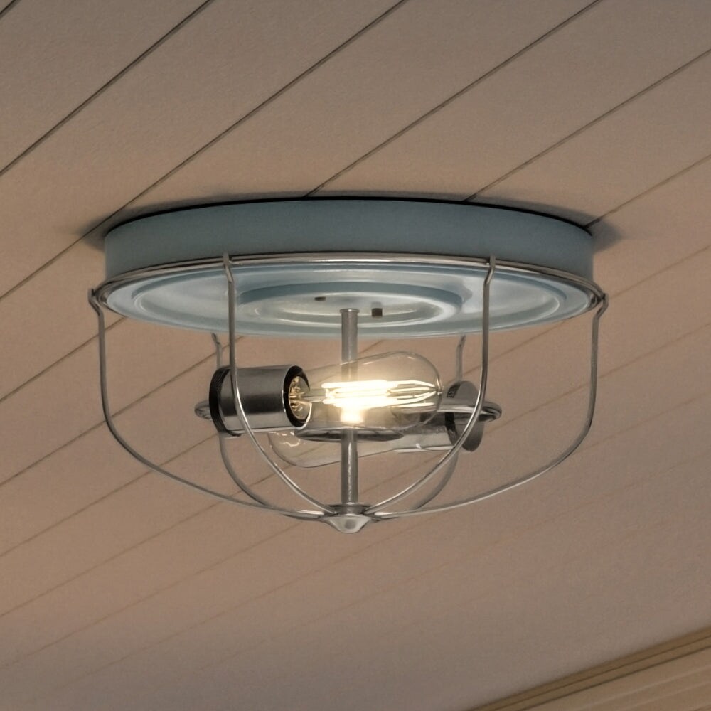 Luxury Farmhouse Outdoor Ceiling Light， 7.875