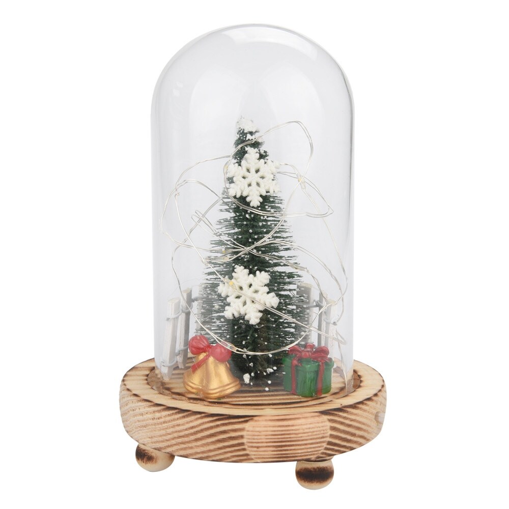 Christmas Tree LED Creative Night Light Decorative Small Table Lamp Holiday Gifts Must-Have Small Table Lamp Geometric - Mycitystee