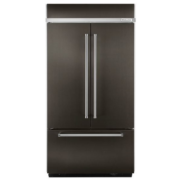 24.2 cu ft French Door Black Stainless Steel Refrigerator - Mycitystee