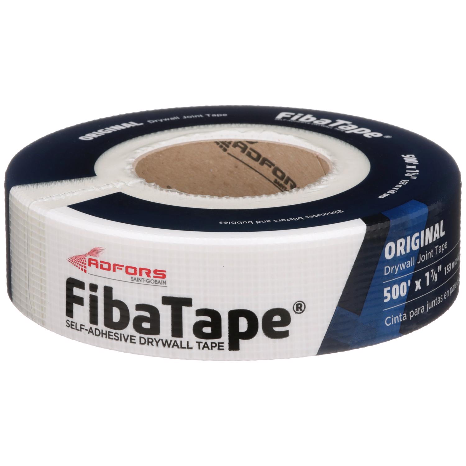 Saint-Gobain ADFORS FibaTape 500 ft. L X 1-7/8 in. W Fiberglass Mesh White Self Adhesive Drywall Joi - Mycitystee