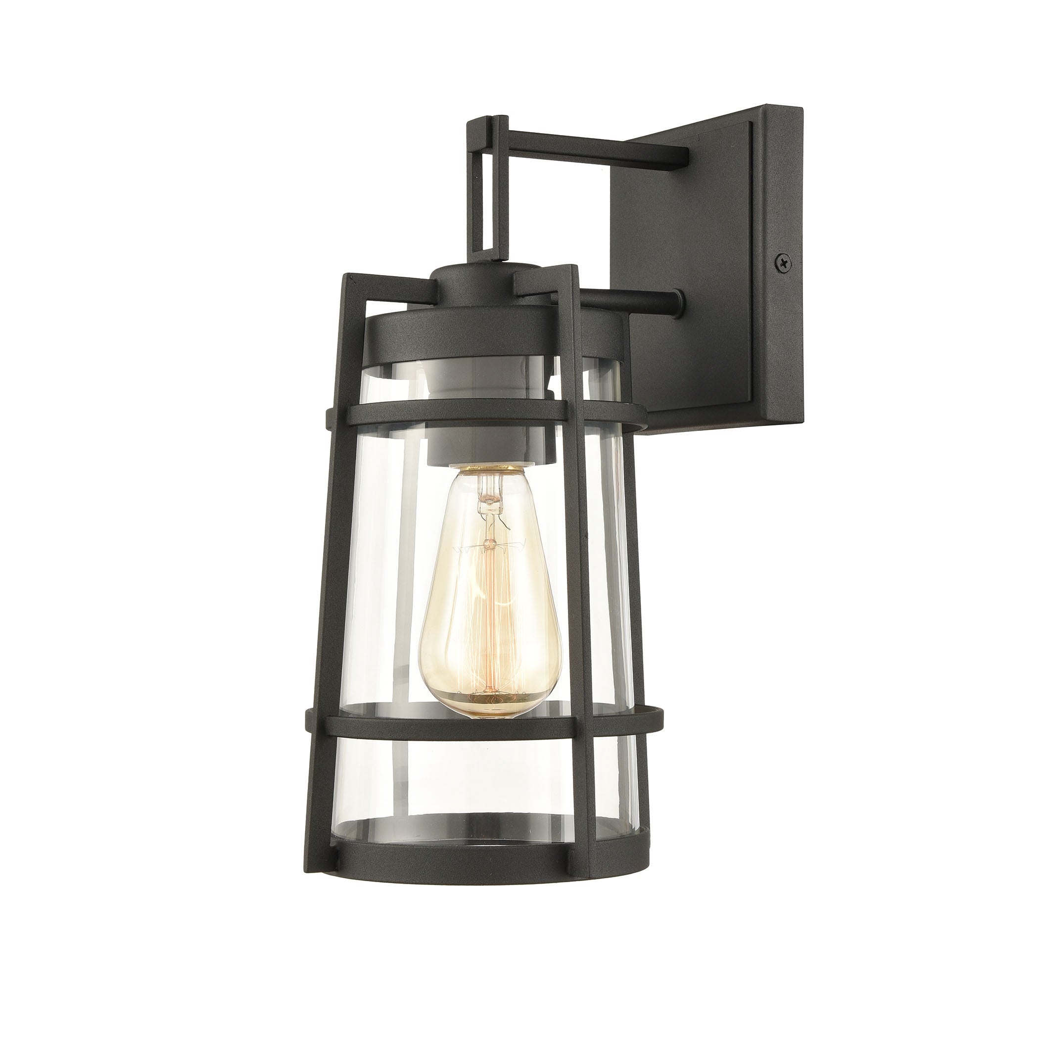 Crofton 12'' High 1-Light Outdoor Sconce - Charcoal Shopping - The Best Deals on Outdoor Wall Lanterns | 39684561 - Mycitystee