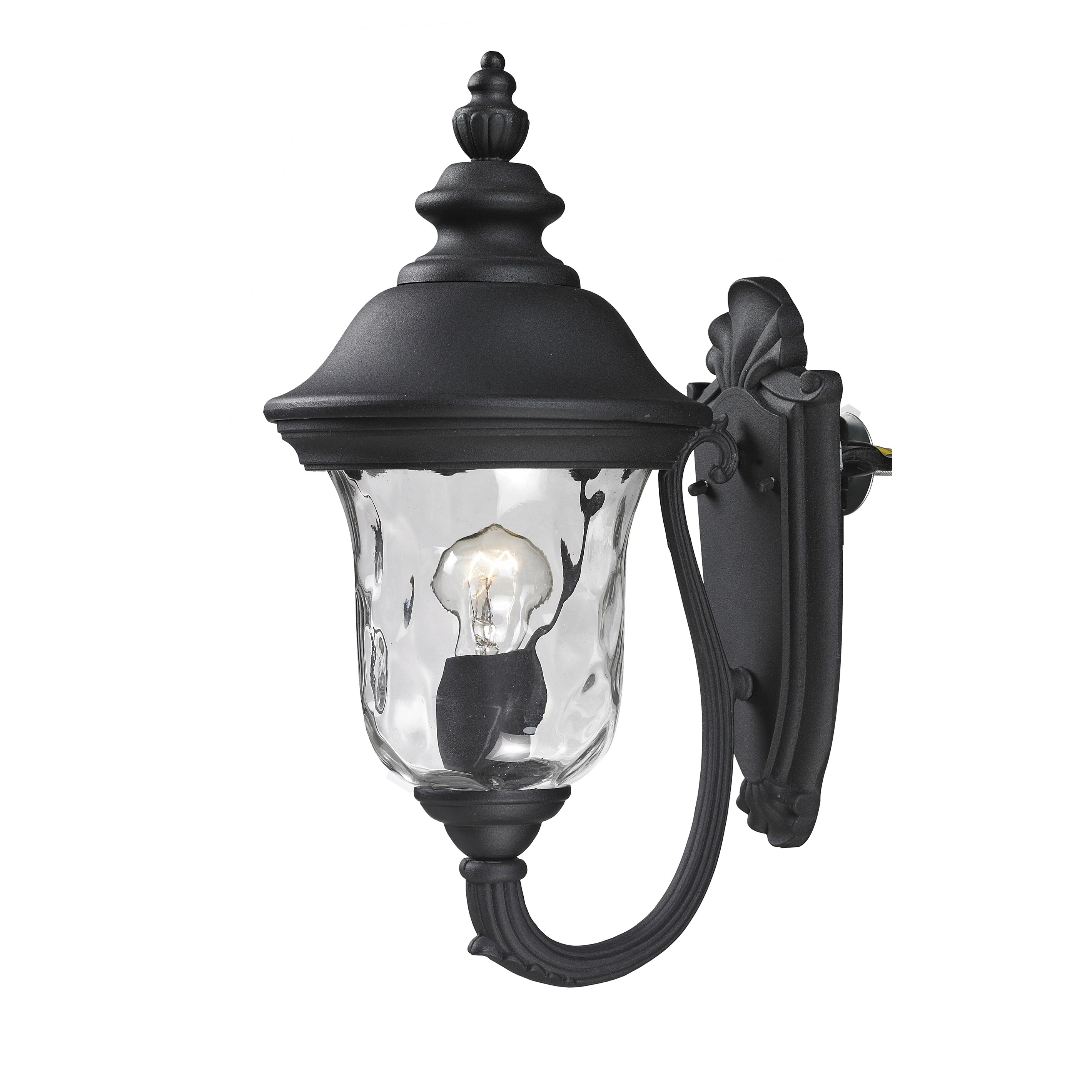 Armstrong 1-light Black Outdoor Wall Light Shopping - The Best Deals on Outdoor Wall Lanterns | 15277736 - Mycitystee