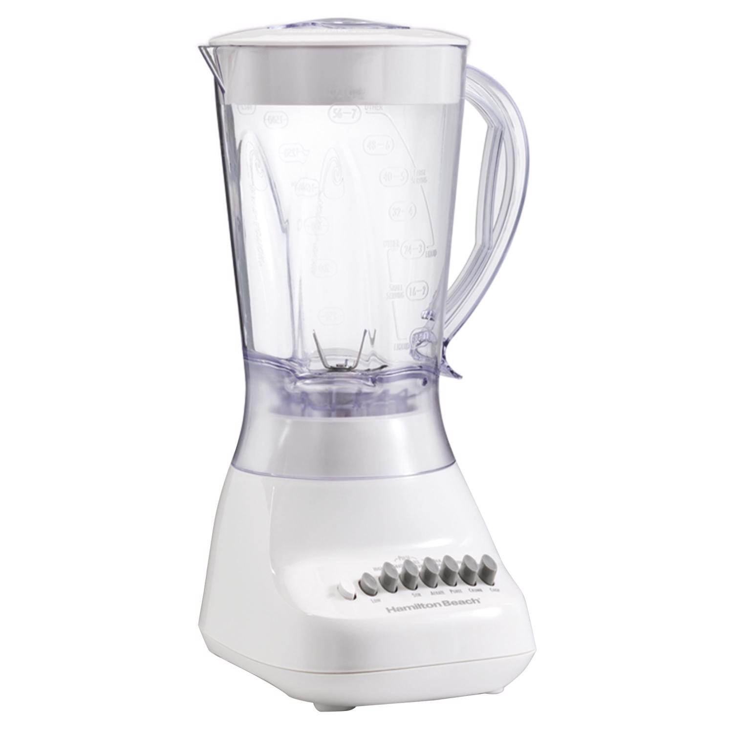 Hamilton Beach White Metal/Plastic Blender 56 oz 10 speed - Mycitystee