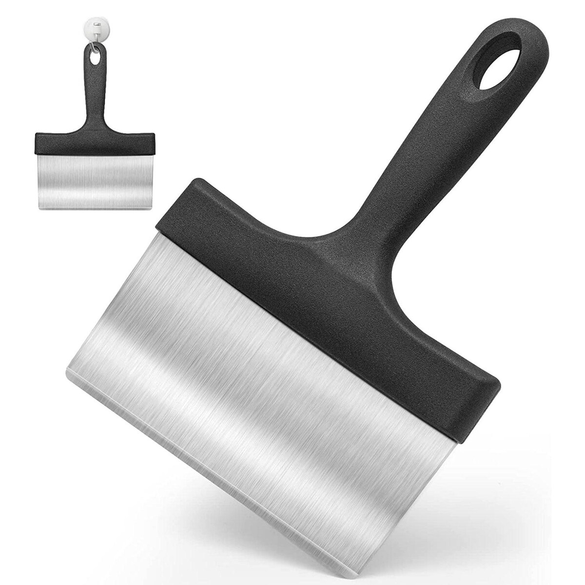 Outset Stainless Steel Griddle Scraper W/ Handle - Mycitystee