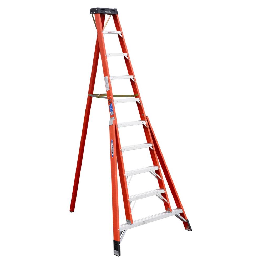 10 Ft. Type IA Fiberglass Tripod Ladder - Mycitystee