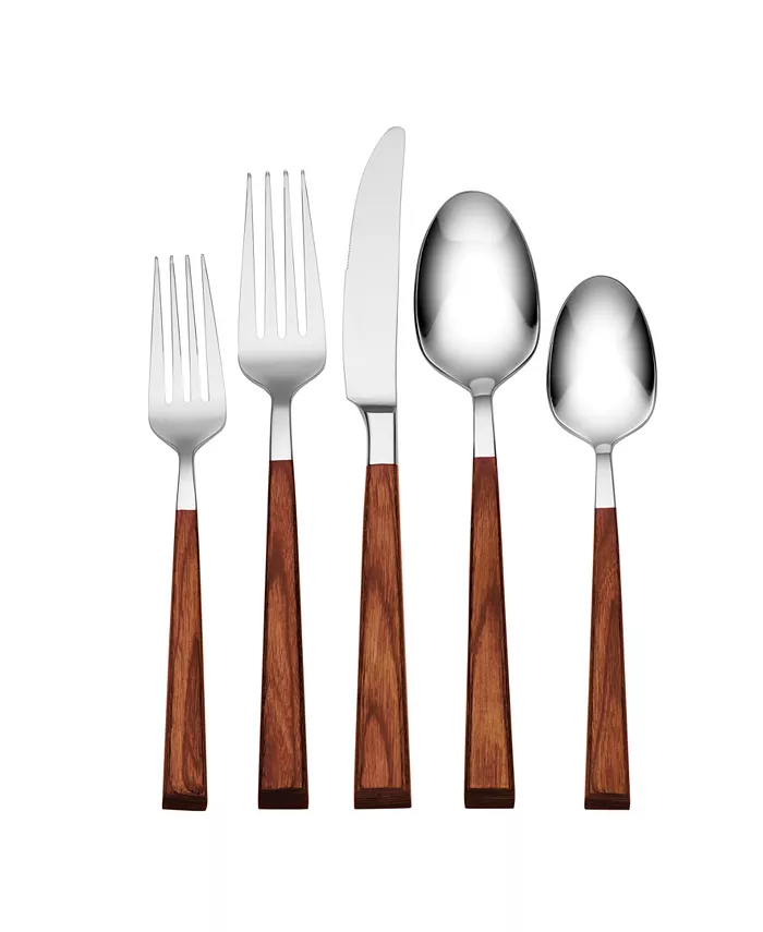 Oneida Coronado Redwood 5 Piece Everyday Flatware Place Setting， Service For 1 - Mycitystee