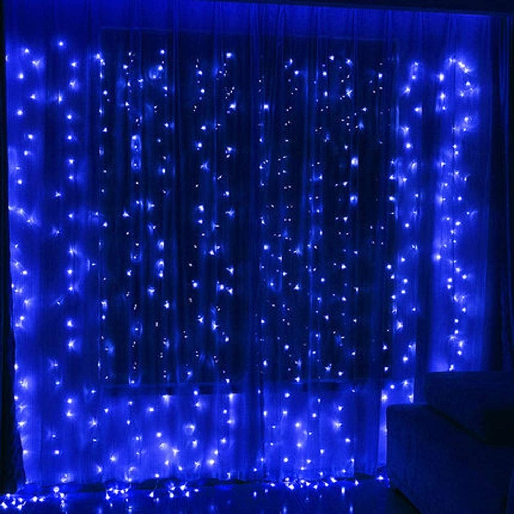 300 LED Window Curtain String Light for Christmas Wedding Party - Medium Shopping - The Best Deals on String Lights | 33558932 - Mycitystee