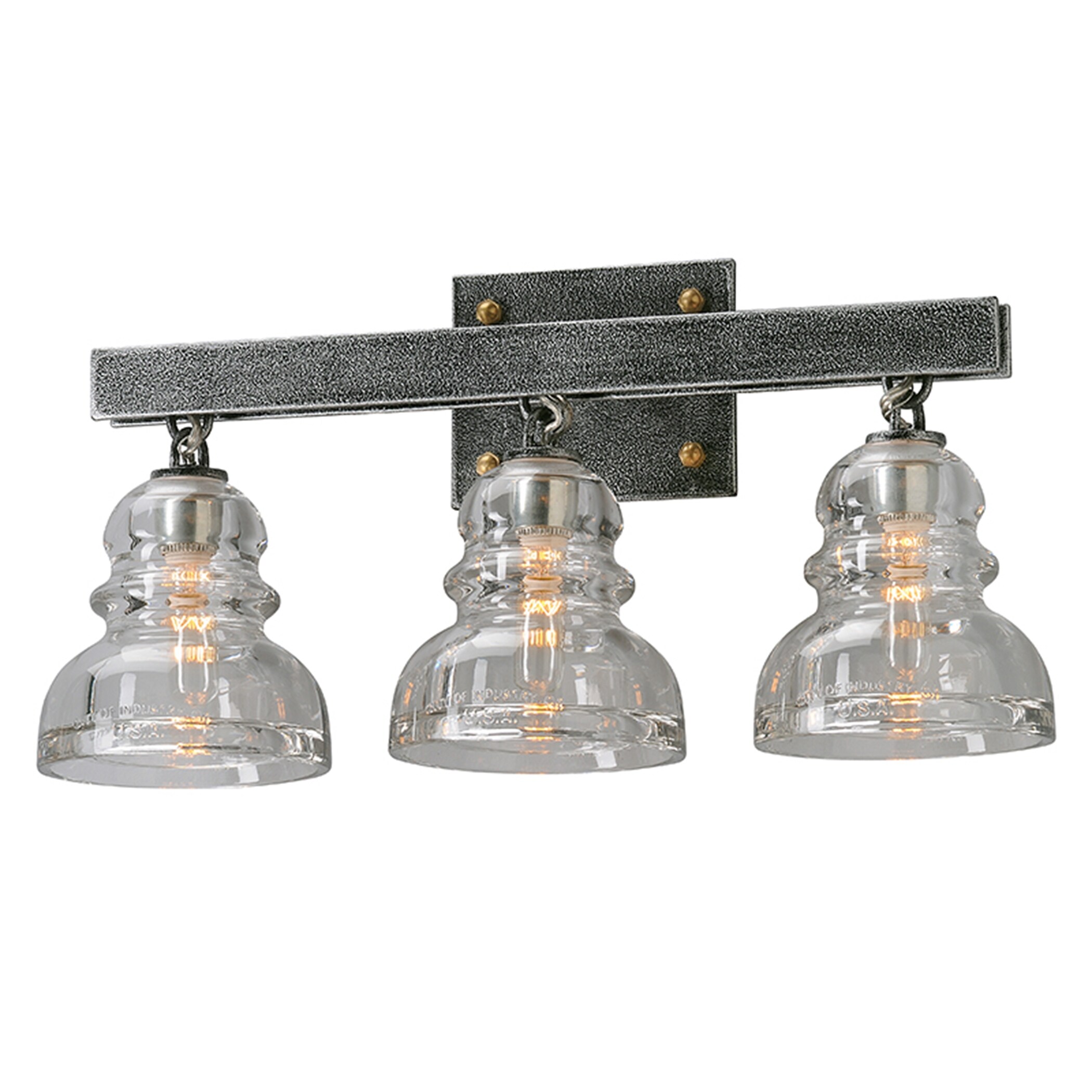 Troy Lighting Menlo Park 3-light Old Silver Bath Sconce - Mycitystee