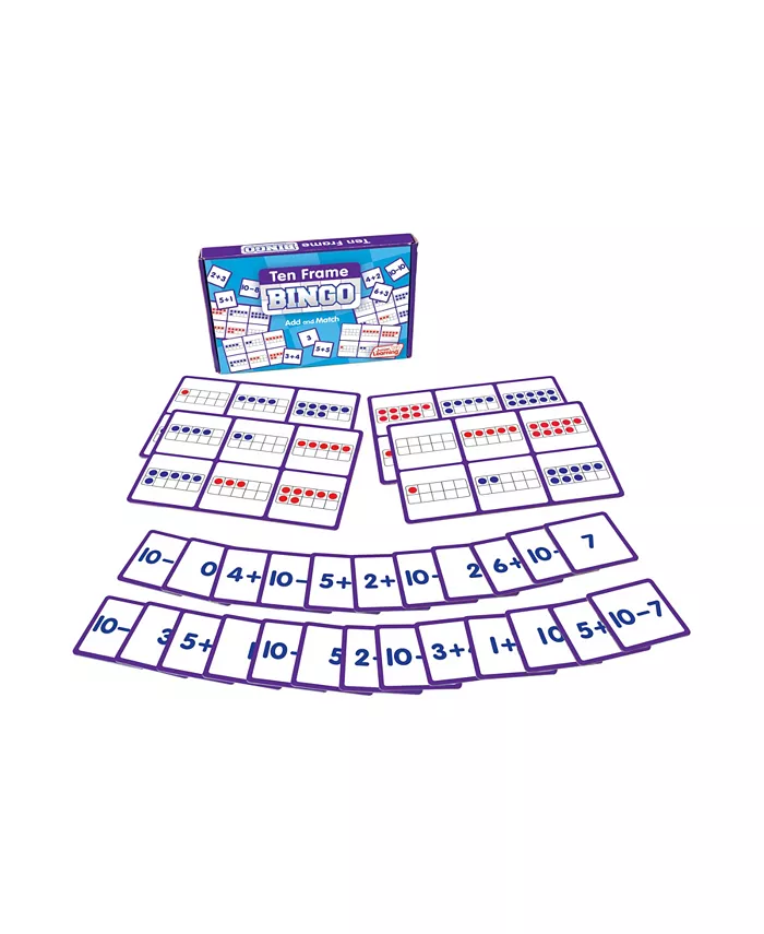 Junior Learning Ten Frame Bingo Learning Educational Game - Mycitystee