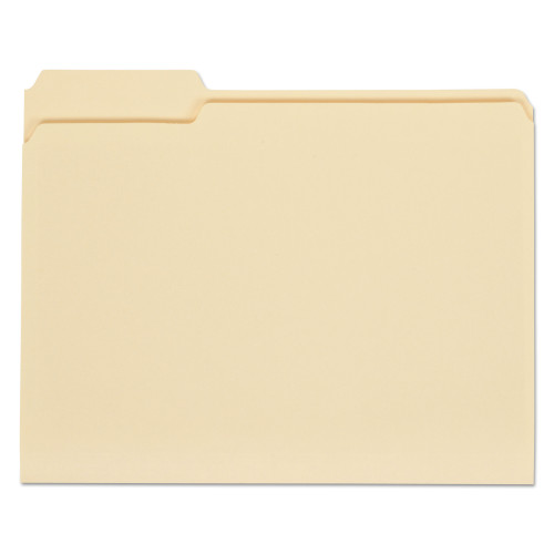 Universal Top Tab Manila File Folders， 1/3-Cut Tabs， Assorted Positions， Letter Size， 11 pt. Manila， 100/Box (12113) - Mycitystee