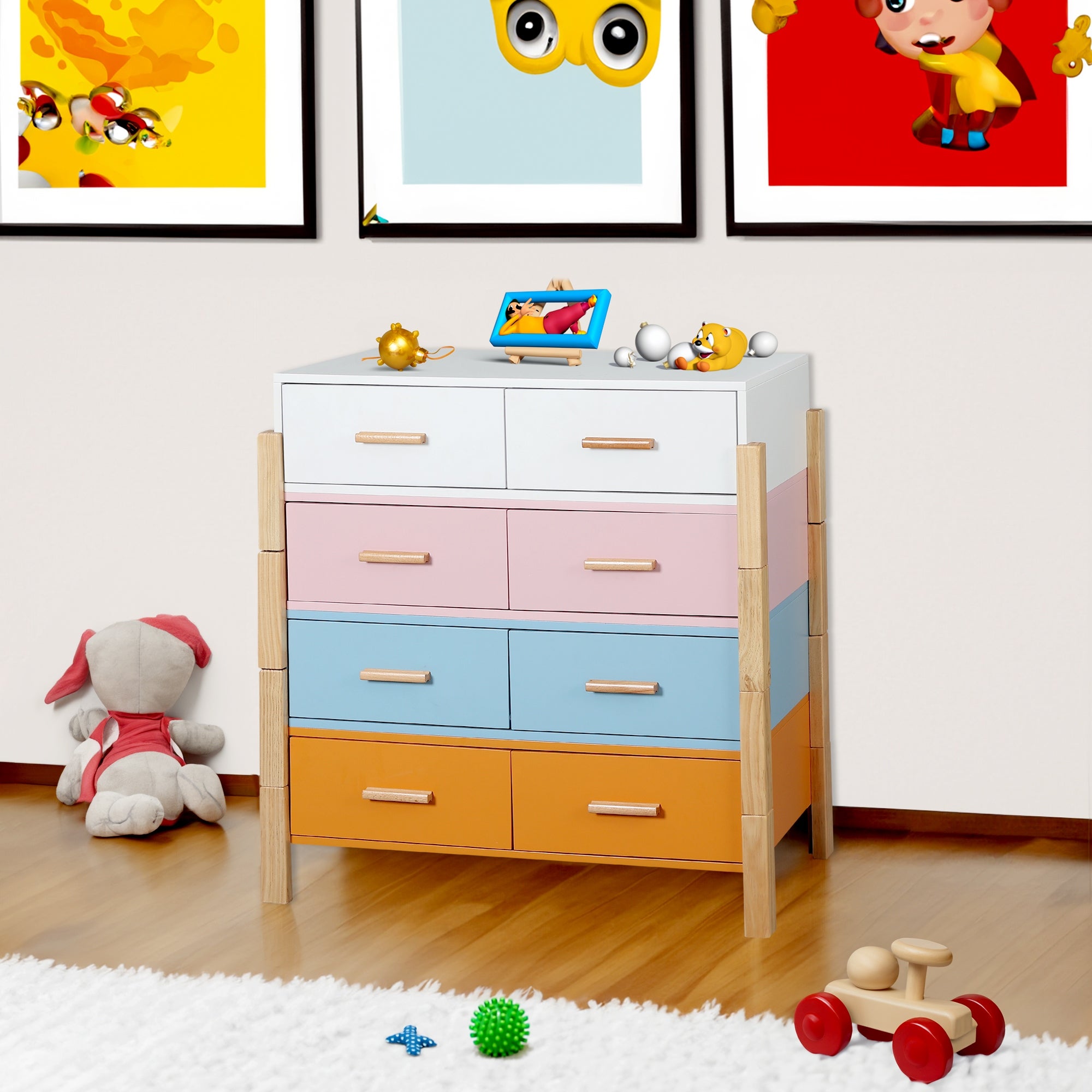 Colorful Free Combination Dresser - - 37920424 - Mycitystee