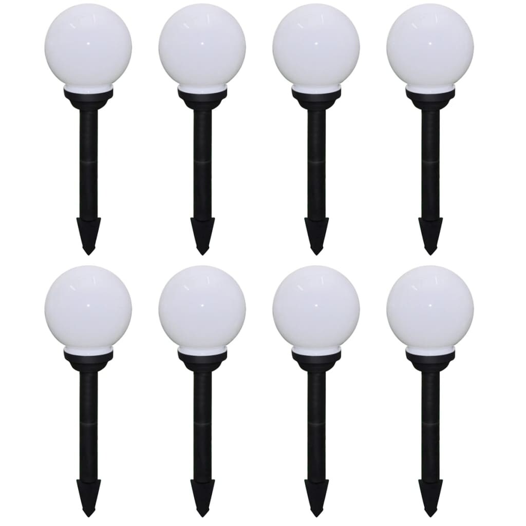 vidaXL Outdoor Pathway Lamps 8 pcs LED 5.9
