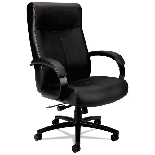 HON Validate Big and Tall Leather Chair， Supports Up to 450 lb， 18.75